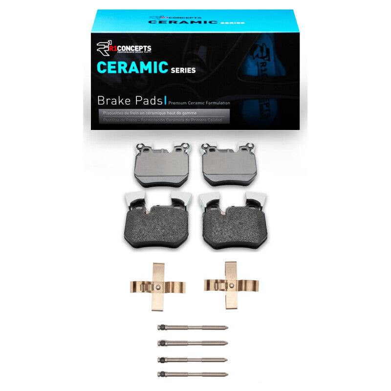 R1 Concepts R1 06-13 BMW 328I Rear Ceramic Pads & Hardware Kit