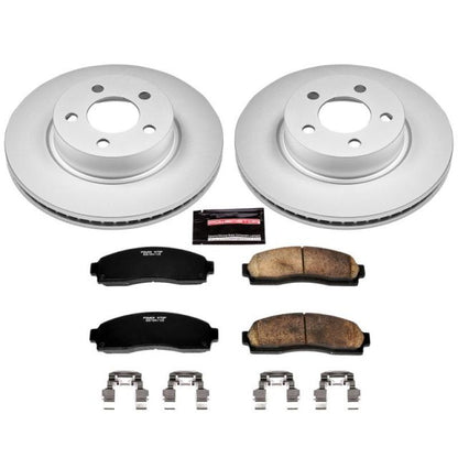 PowerStop Power Stop 01-03 Ford Explorer Sport Front Z17 Evolution Geomet Coated Brake Kit