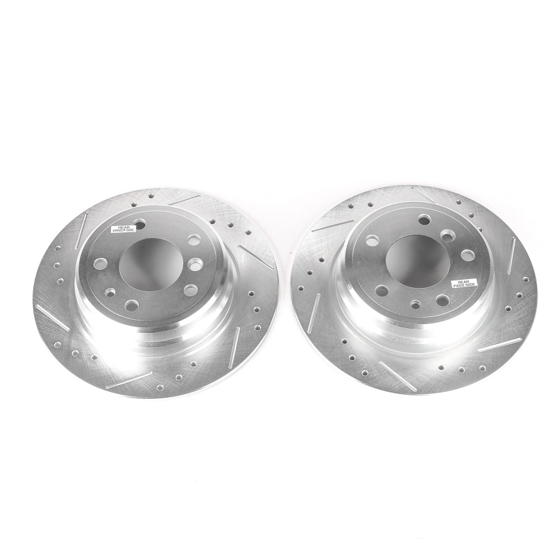 PowerStop Power Stop 89-95 BMW 525i Rear Evolution Drilled & Slotted Rotors - Pair