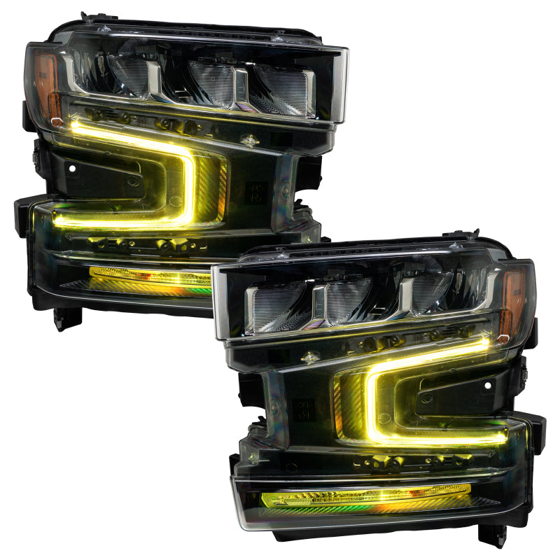 ORACLE Lighting Oracle 19-21 Chevy Silverado 1500 RGB+W Headlight DRL Kit - ColorSHIFT w/ BC1 Controller