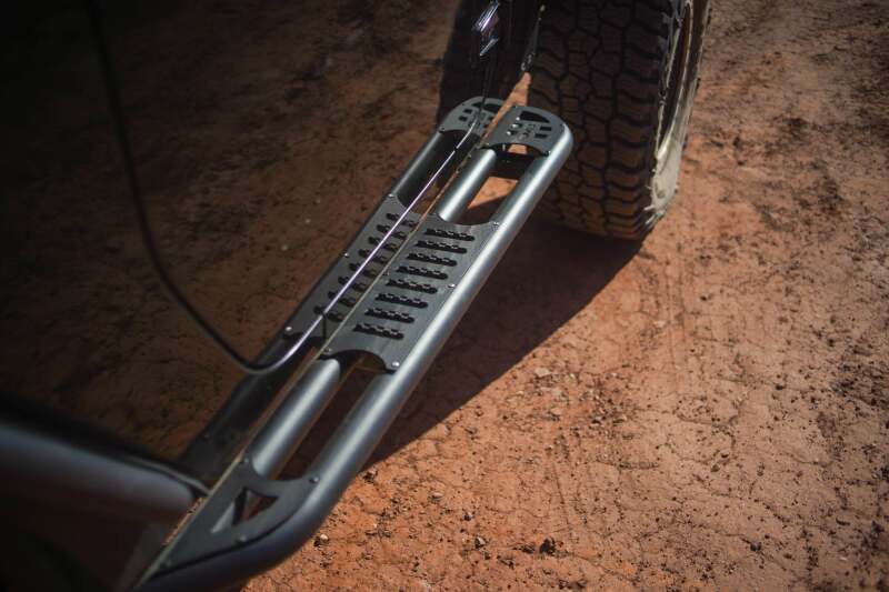 DV8 Offroad 07-18 Jeep Wrangler JK 2 Door Body/Pinch Weld Mounted Side Steps