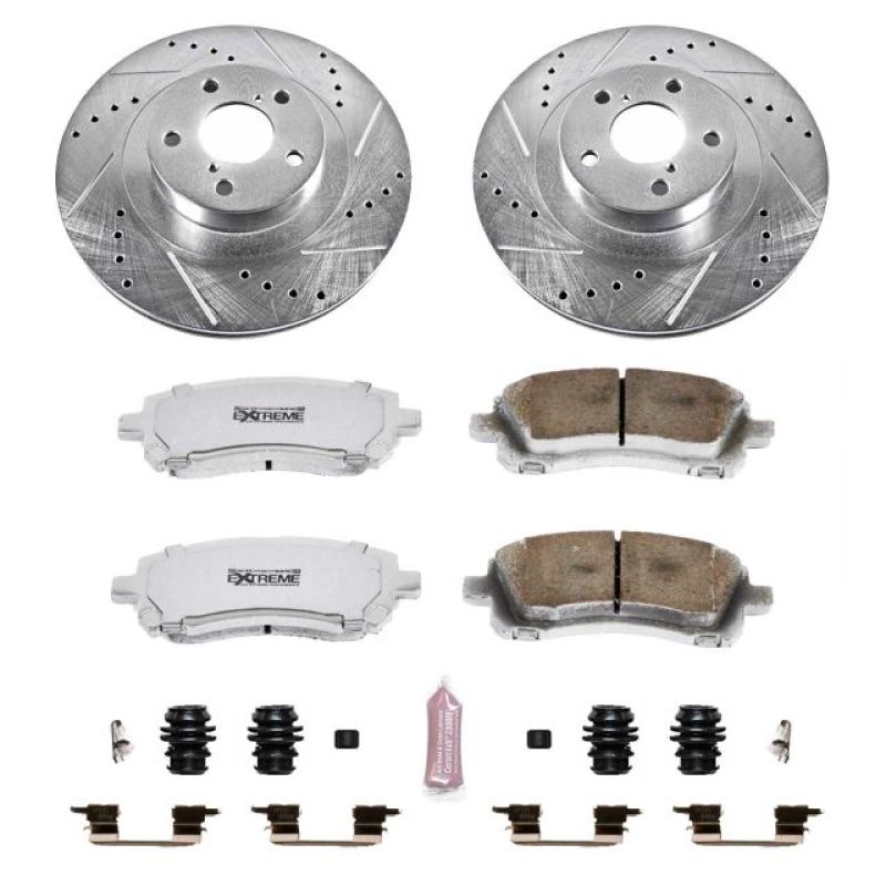 PowerStop Power Stop 02-03 Subaru Impreza Front Z26 Street Warrior Brake Kit