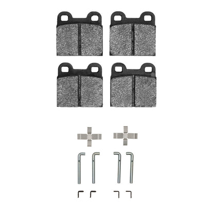 R1 Concepts R1 75-86 Alfa Romeo Alfetta Rear Optimum OE Pads & Hardware Kit