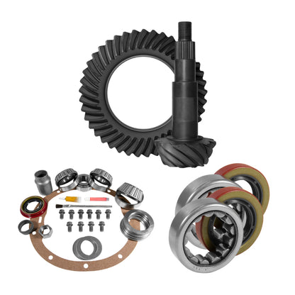 Yukon Gear & Axle Yukon Gear 8.2in GM 3.73 Rear Ring & Pinion Install Kit 2.25in OD Axle Bearings & Seals