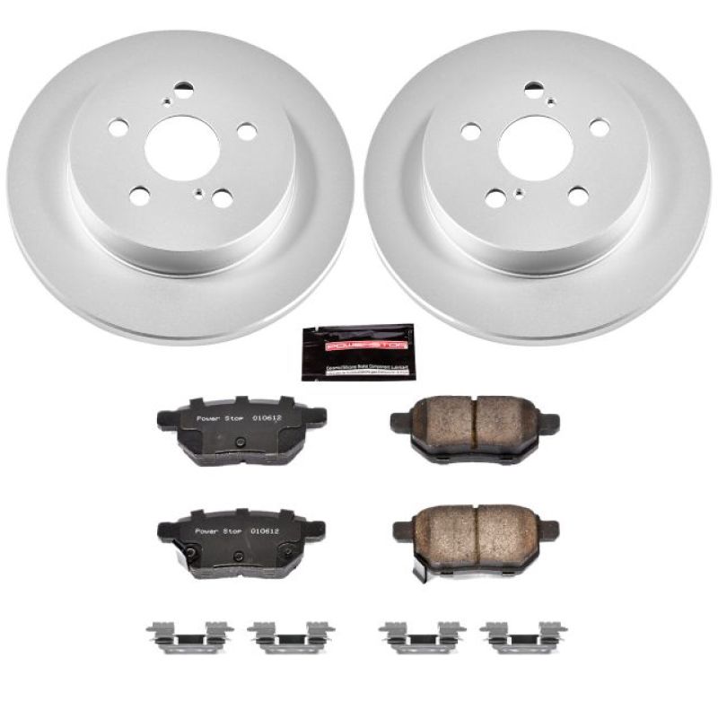 PowerStop Power Stop 09-10 Pontiac Vibe Rear Z17 Evolution Geomet Coated Brake Kit