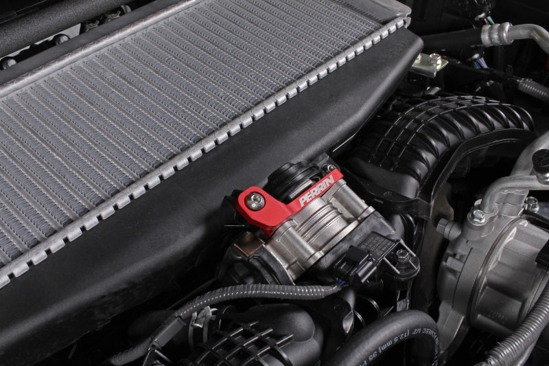 Perrin Performance PERRIN 22-26 Subaru WRX / 19-25 Ascent / 20-25 Outback & Legacy Turbo TMIC Bracket - Red