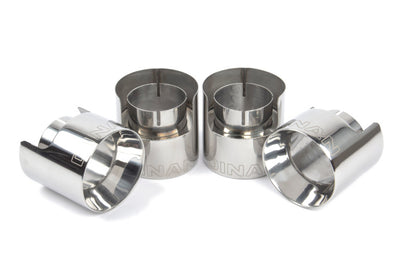 Dinan 20-25 BMW X3 M/X4 M (F97/F98) Free Flow Axleback Exhaust System - Polished Tips