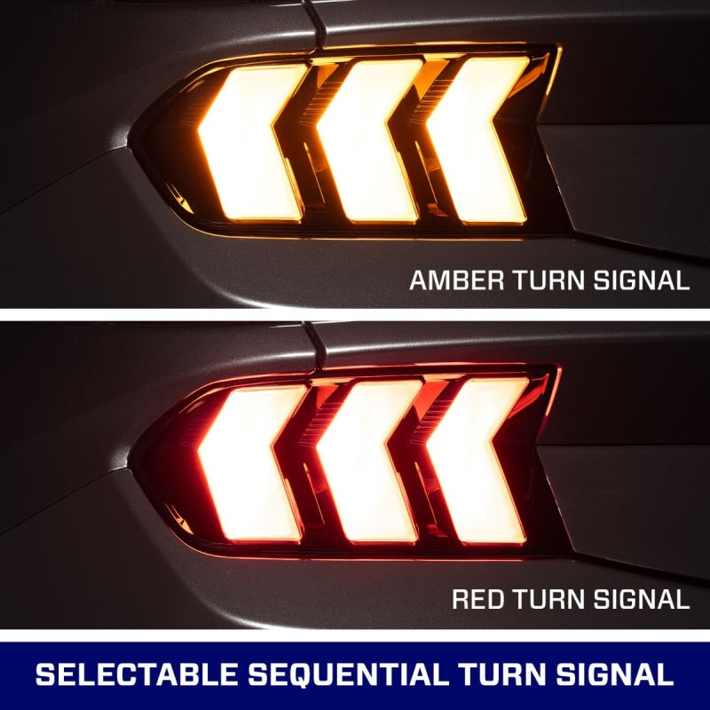 Form Lighting 2024+ Ford Mustang Sequential LED Tail Lights Clear (Pair)
