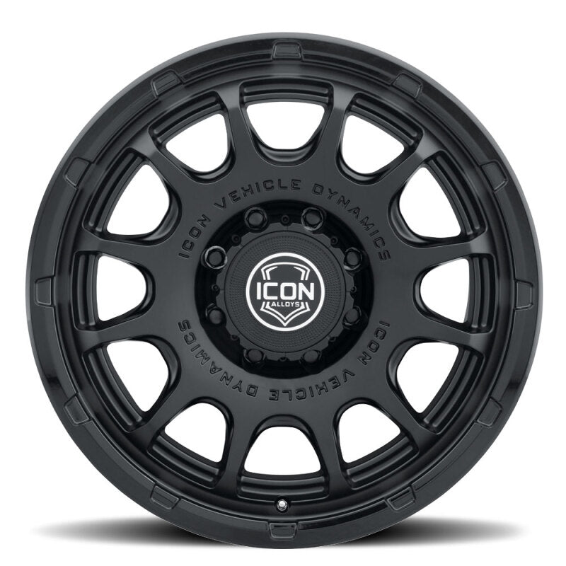 ICON Alloys Rancho 20x9 / 8x170 / 6mm / 5.25in BS DBL Black Wheel