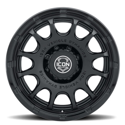 ICON Alloys Rancho 20x9 / 8x180 / 12mm / 5.5in BS DBL Black Wheel