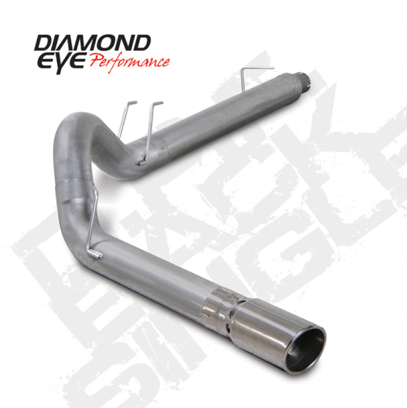 Diamond Eye Performance Diamond Eye KIT 5in DPF-BACK SGL AL 08 6 4L F250-F350 PCKGD BX46X14X14OD EL-PL 44inX13 5inX13 5inID
