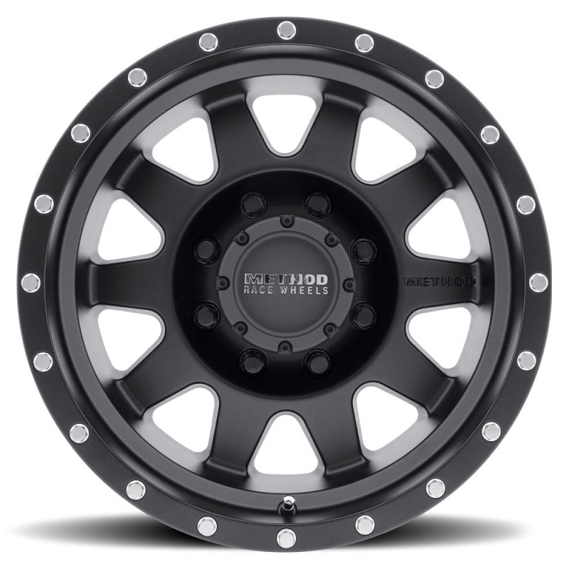 Method Wheels Method MR301 The Standard 18x9 +18mm Offset 8x6.5 130.81mm CB Matte Black Wheel