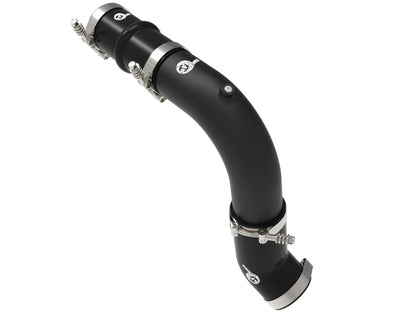 aFe BladeRunner 3in Aluminum Hot Charge Pipe Black RAM Diesel Trucks 25-26 L6-6.7L (td)