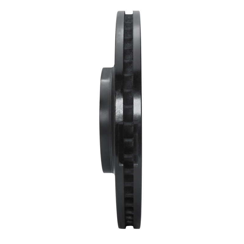 R1 Concepts R1 07-23 Lexus LS500h Left Front Drilled & Slotted Black Brake Rotor