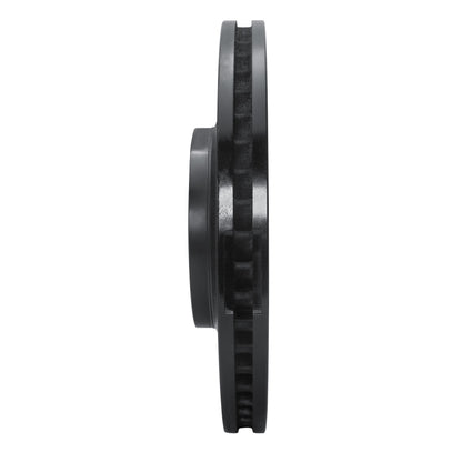 R1 Concepts R1 07-23 Lexus LS500h Left Front Drilled & Slotted Black Brake Rotor