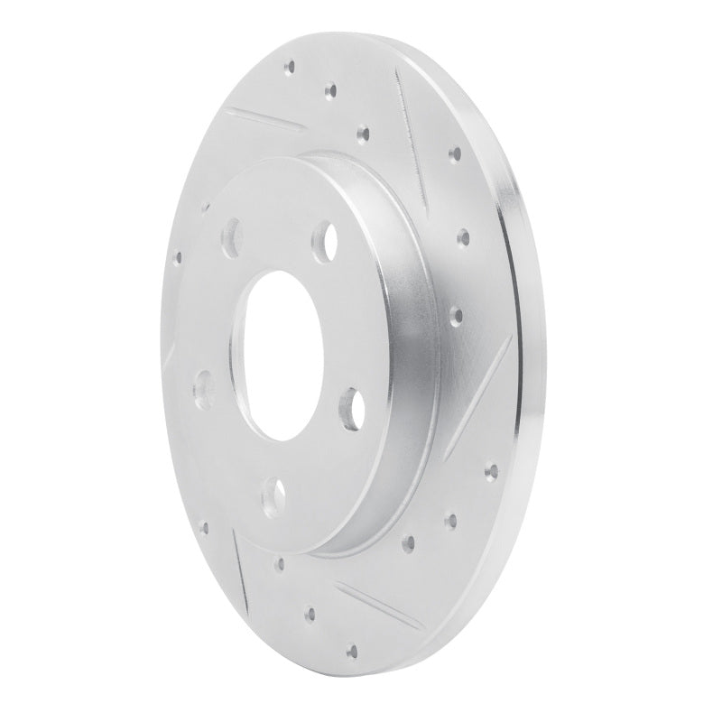 R1 Concepts R1 04-16 Buick ALLURE Rear Right Drilled & Slotted Silver Brake Rotor