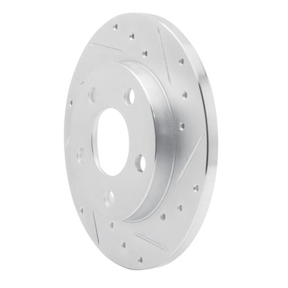 R1 Concepts R1 04-16 Buick ALLURE Rear Right Drilled & Slotted Silver Brake Rotor