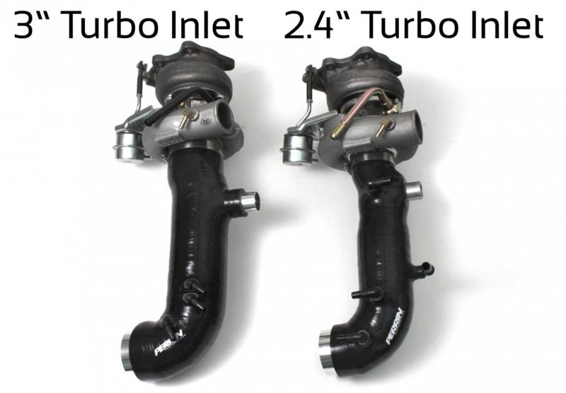 Perrin Performance PERRIN 02-07 Subaru WRX / 04-21 STI Turbo Inlet Hose 3in. (For Aftermarket Turbos Only) - Black