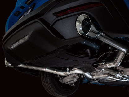 AWE Tuning AWE 2024 Ford Mustang GT Fastback S650 RWD Track Edition Cat-Back Exhaust w/ Dual Chrome Silver Tips