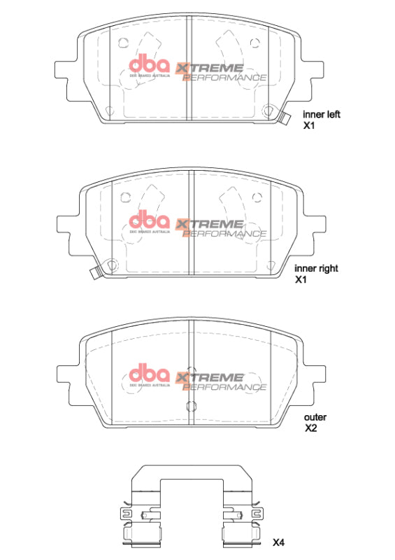 DBA 2021+ Genesis G80 2.5T AWD XP Performance Front Brake Pads