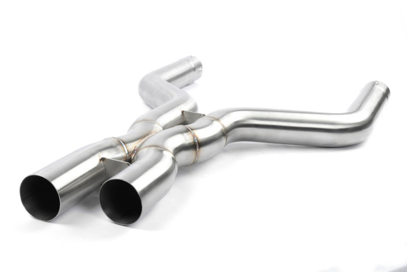 Dinan 24-26 BMW X5 M LCI/X6 M LCI (F95/F96) High Flow X-Pipe Exhaust - 3.25in - Stainless Steel