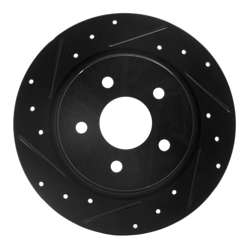 R1 Concepts R1 08-12 Renault TRAFIC (Mexico) Rear Left Drilled & Slotted Black Brake Rotor