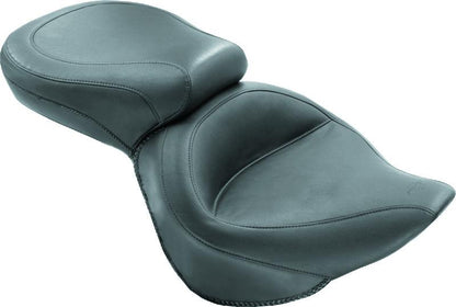 Mustang Motorcycle Mustang 06-17 Harley Softail Wide Tire (200mm) Wide Touring 1PC Seat - Black
