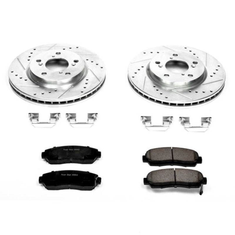 PowerStop Power Stop 05-10 Honda Odyssey Front Z23 Evolution Sport Brake Kit