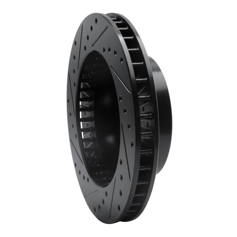 R1 Concepts R1 63-82 Chevrolet Camaro Front/Rear Right Drilled & Slotted Black Brake Rotor