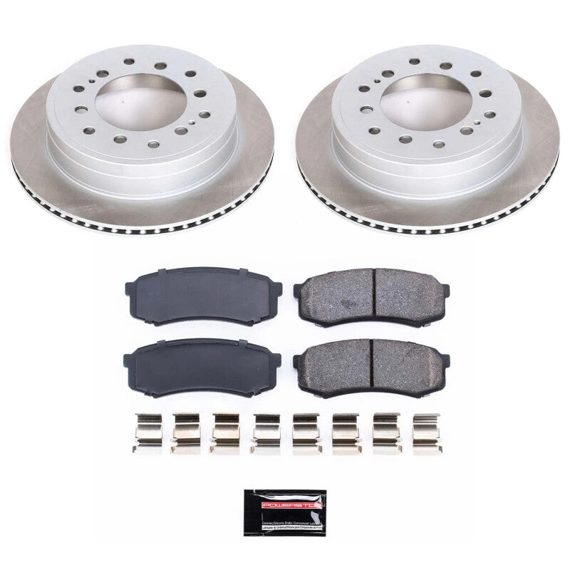 PowerStop Power Stop 01-07 Toyota Sequoia Rear Semi-Coated Rotor Kit