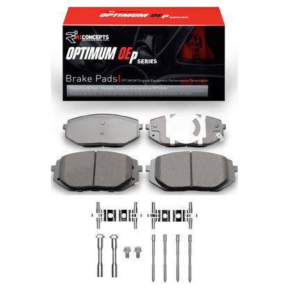 R1 Concepts R1 21-25 Ford Mustang Mach-E Front Optimum OE Pads & Hardware Kit