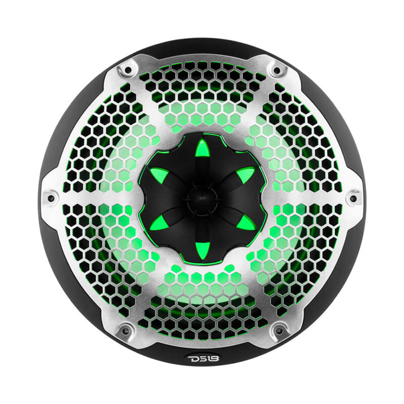 DS18 NXL-M Series Speaker w/ RGB LED Lights 10in 2-Way 200Watts RMS 4 ohm Black