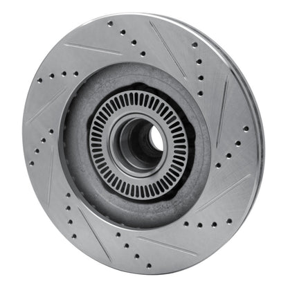R1 Concepts R1 01-05 Ford Explorer Sport Trac Front Left Drilled & Slotted Silver Brake Rotor