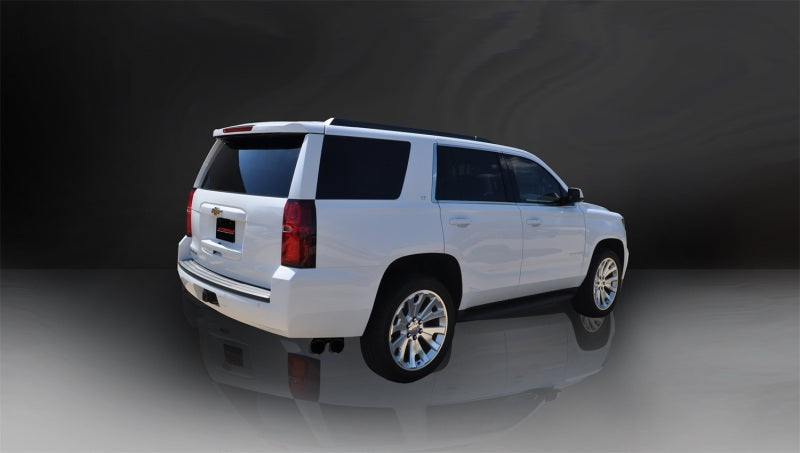 CORSA Performance Corsa 2015-2020 Chevy Tahoe/GMC Yukon Cat-Back Exhaust Sport 3in Single Side Twin Black 4in Tips