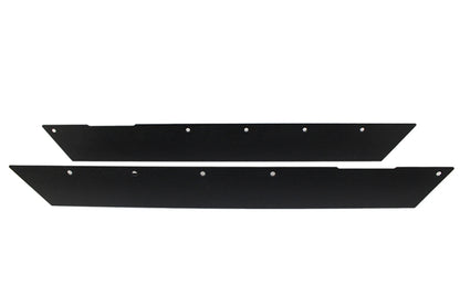 Fishbone Offroad 97-06 Jeep Wrangler TJ Steel Rock Slider W/O Tube Step - Black Textured Powdercoat