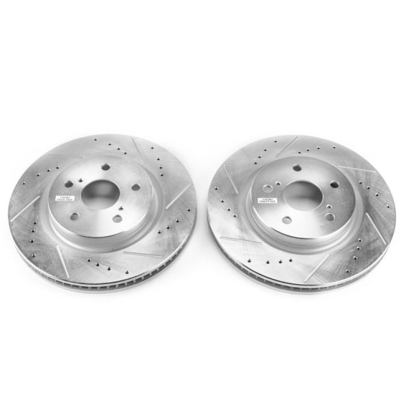 PowerStop Power Stop 2019 Lexus ES350 Front Evolution Drilled & Slotted Rotors - Pair