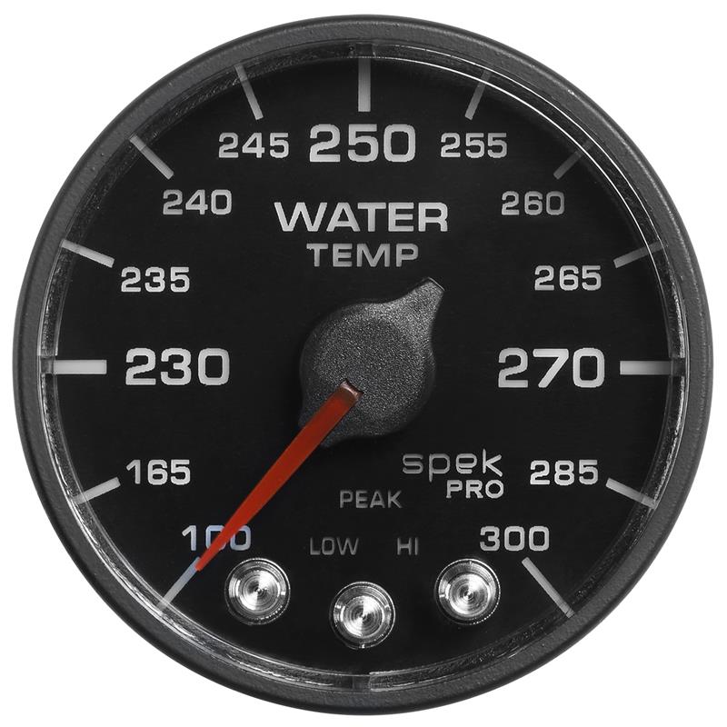 Autometer Spek-Pro - Nascar 2-1/16in Water Temp 100- 300F Bfb Ecu