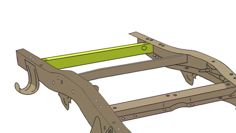 Rustbuster Spare Tire Crossmember