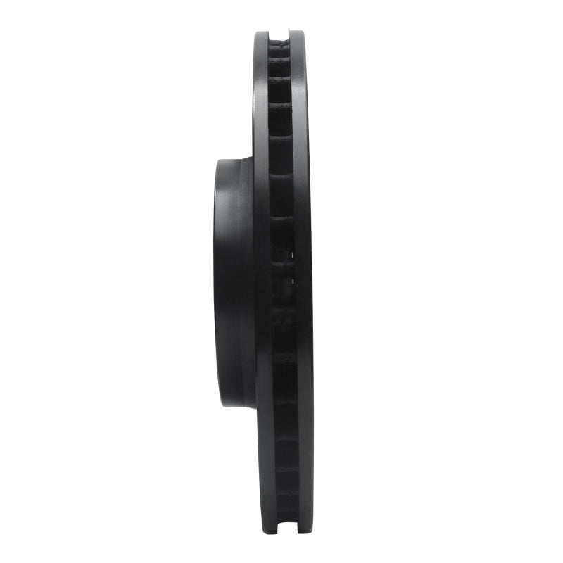 R1 Concepts R1 07-18 Land Rover Range Rover Evoque Front Right Drilled & Slotted Black Brake Rotor