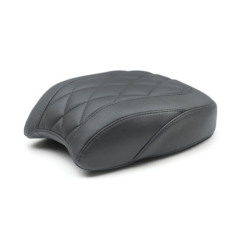 Mustang Motorcycle Mustang 18-21 Harley Street Bob Wide Tripper Passenger Seat Diamond Stitch - Black