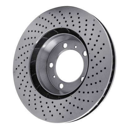 DFC 99-23 Porsche 718 Cayman Left Front Drilled Brake Rotor