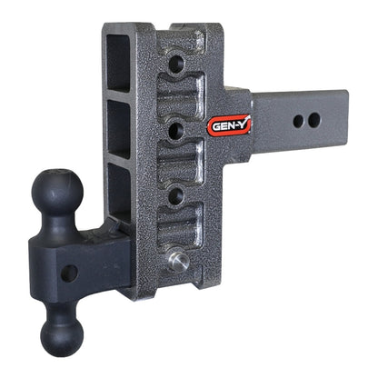 GEN-Y Hitch Gen-Y Mega Duty 3in Shank 6in Offset Drop 3.5K TW 32K Hitch w/GH-0161 Dual-Ball