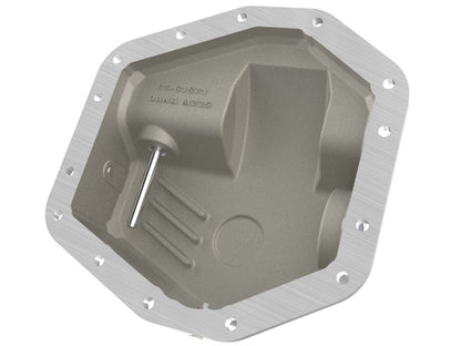 aFe POWER Pro Series Front Diff Cover Black w/ Machined Fins Ford F-250/350 23-26 (Dana M235)