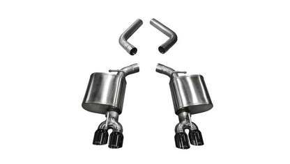 CORSA Performance Corsa 2015-23 Dodge Challenger 6.4L/17-19 Challenger 5.7L Black Sport Axle-Back Exhaust w/3.5in Tips