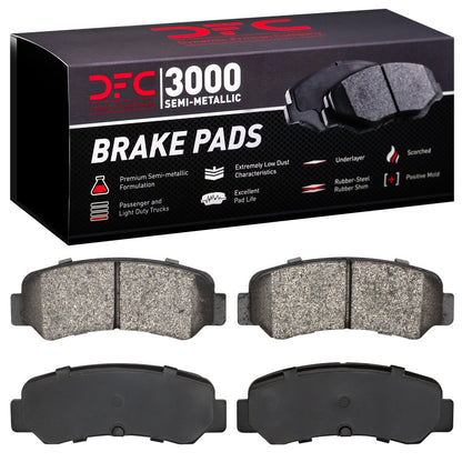DFC 76-80 Plymouth Arrow Rear 3000 Semi-Metallic Brake Pads
