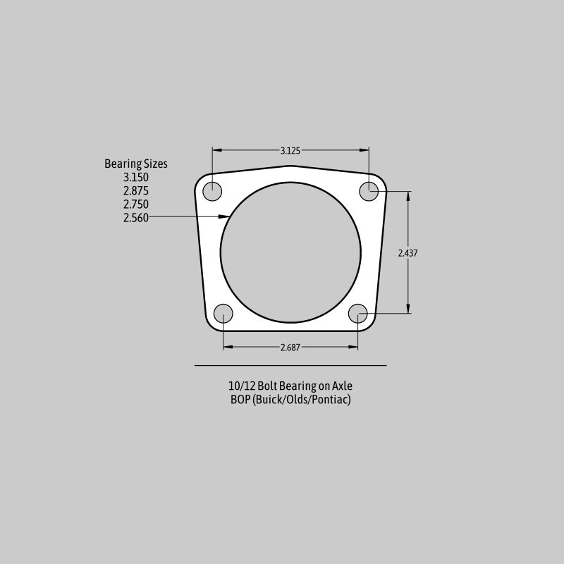 Baer Brakes Rear Ends w/ GM Small Pattern 10/12 Bolt C-Clip HE 12in SS4 Rear SDZ Brake Kit - MG