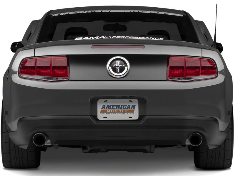 Raxiom 10-12 Ford Mustang Aero Tail Lights- Black Housing (Smoked Lens)