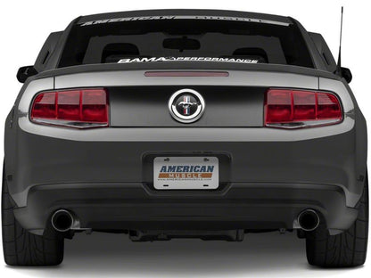 Raxiom 10-12 Ford Mustang Aero Tail Lights- Black Housing (Smoked Lens)