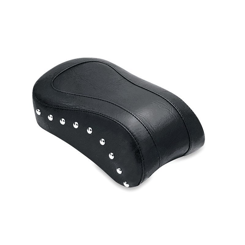 Mustang Motorcycle Mustang 00-15 Harley Softail Standard Rear Tire Wide Touring Passenger Seat w/Studs - Black