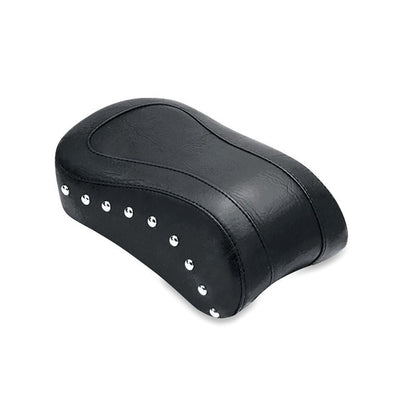 Mustang Motorcycle Mustang 00-15 Harley Softail Standard Rear Tire Wide Touring Passenger Seat w/Studs - Black